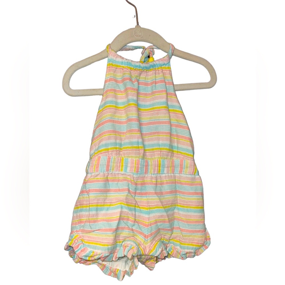 Cynthia Rowley Pastel Striped Romper 18M